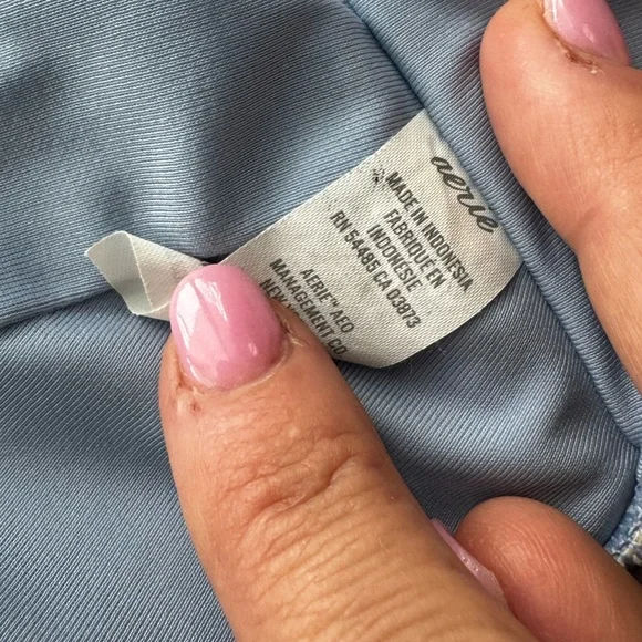 Aerie Tropical Bikini small top large bottom - Picture 6 of 11